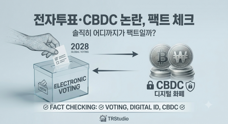 전자투표 CBDC 논란 팩트체크 디지털화폐 재외국민투표 2028